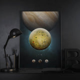 Affiche Astronomie <Br /> Satellite Io 1704