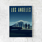Affiche Los Angeles <br /> vintage