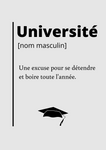 Affiche Définition Université