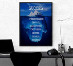 Affiche Motivation <Br /> Succès Iceberg 1703