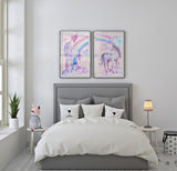 Affiche Chambre Fille <br /> Licorne