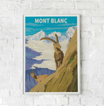 Affiche <br /> Mont Blanc