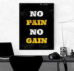 Affiche Motivation <Br /> No Pain No Gain 1703