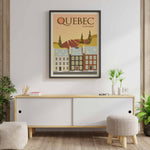 Affiche vintage <br /> Québec