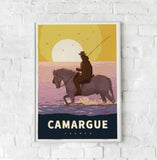 Affiche <br /> Camargue