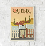 Affiche vintage <br /> Québec