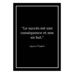 Affiche Citation <br /> Gustave Flaubert