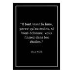 Affiche Citation <br /> Oscar Wilde