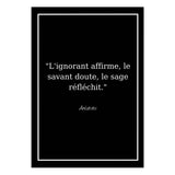 Affiche Citation <br /> Aristote