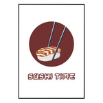 Affiche <br /> Sushi
