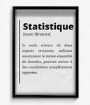 Poster Définition Statistique
