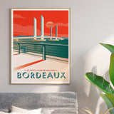 Affiche <br /> vintage Bordeaux