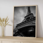 affiche tour Eiffel noir et blanc